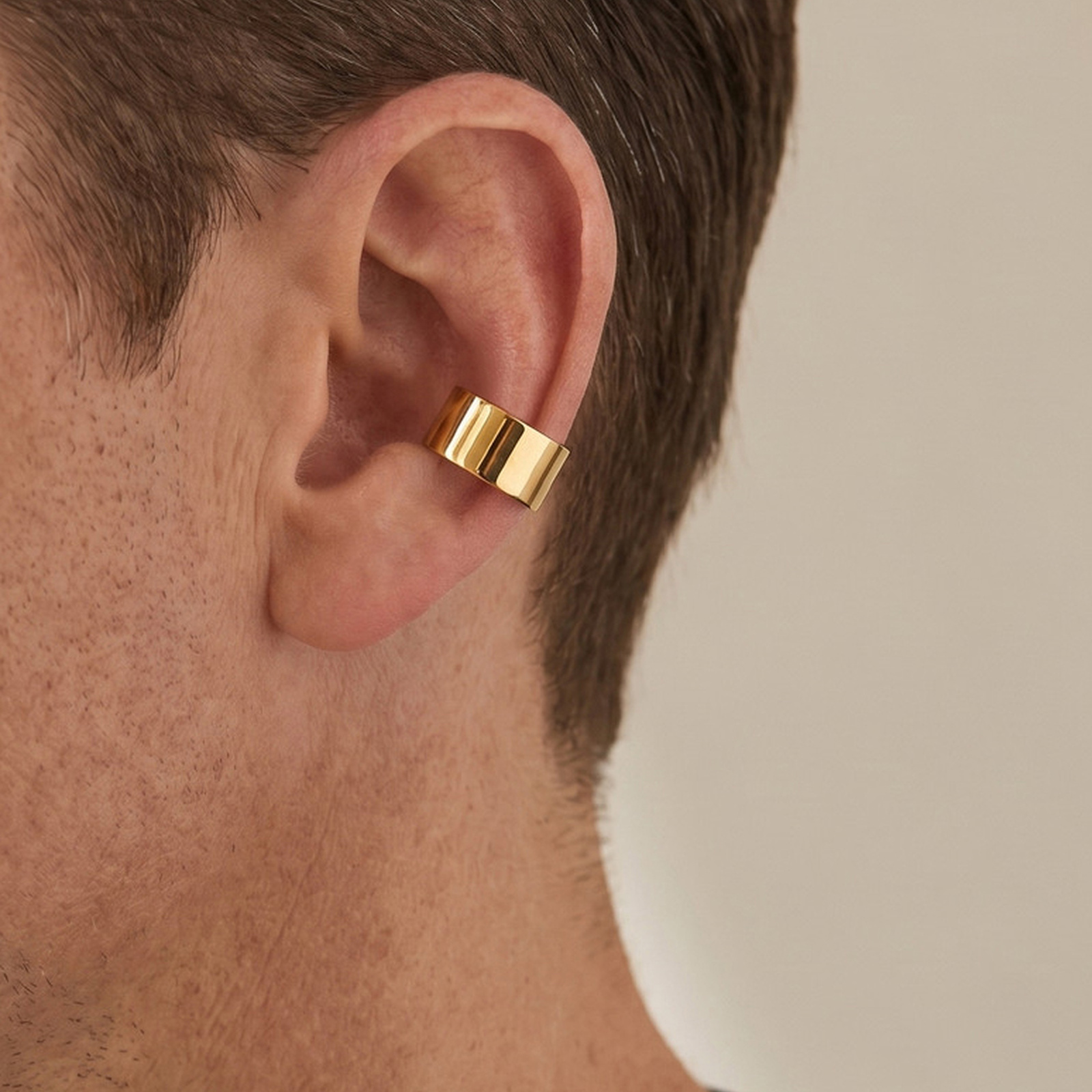 Vnox 6/12mm Width Polished Sta - Ear Cuff No Piercing review and price