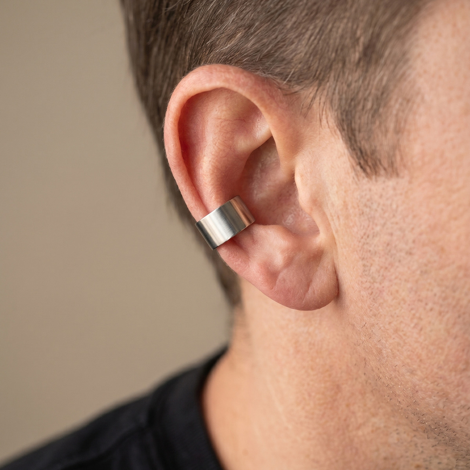 Vnox 6/12mm Width Polished Sta - Ear Cuff No Piercing review and price