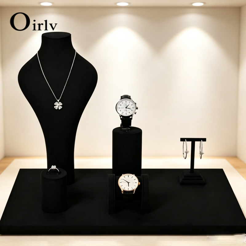 Oirlv Black Jewelry Display Se - Jewelry And Watches Store review and price