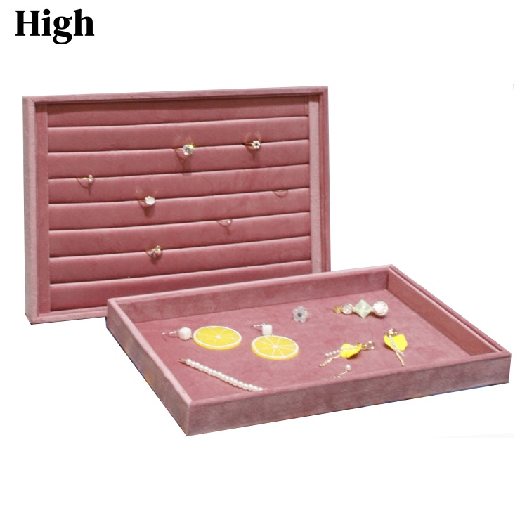 Pink Velvet Jewelry Display Tr - Jewelry And Watches Store review and price