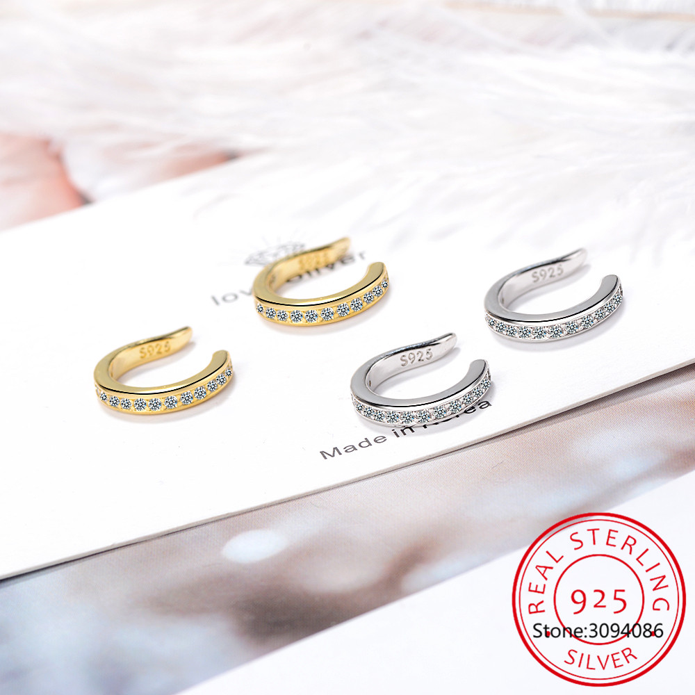 925 Sterling Silver Full Moiss - Ear Cuff No Piercing review and price