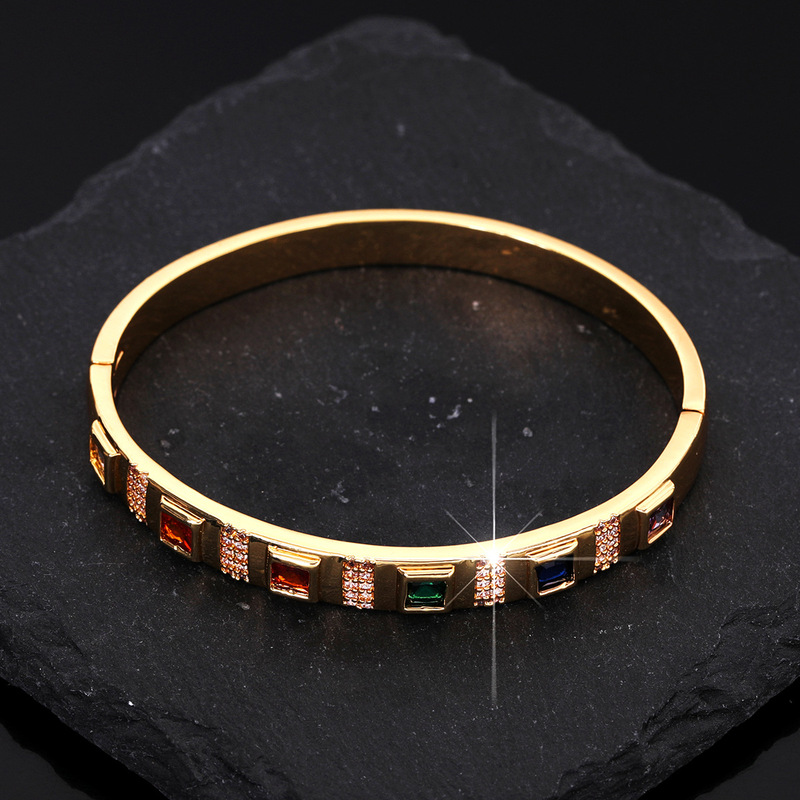 B&C Mens Gold Plated Bangle Wi - Cuff Bangle Bracelet review and price