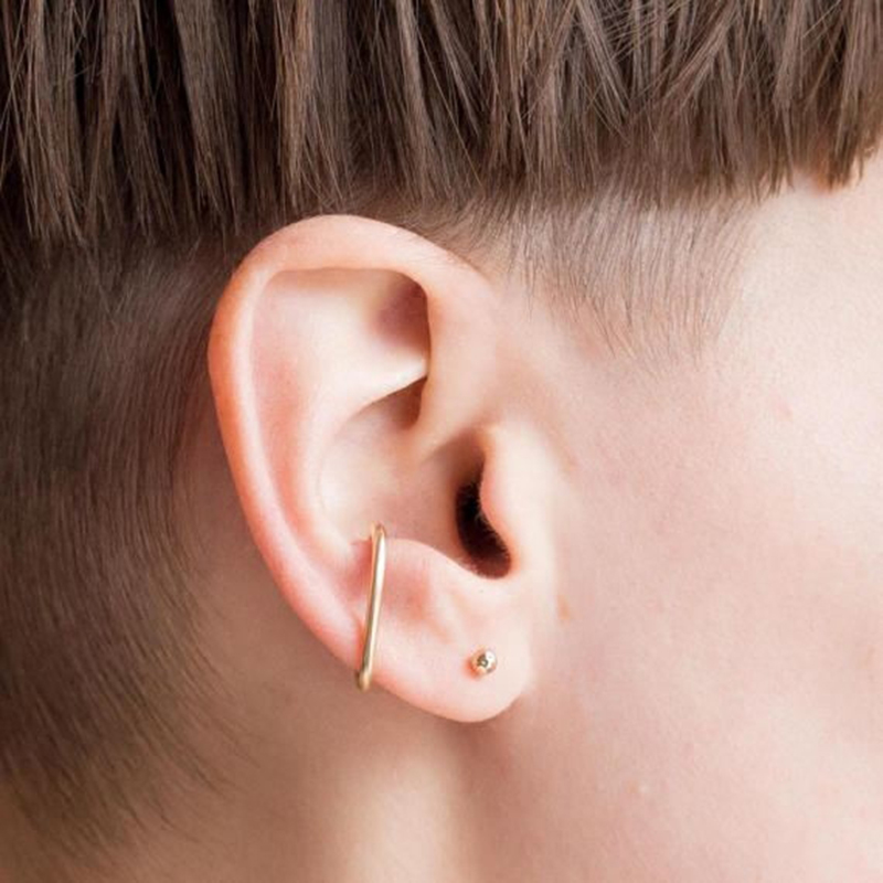 925 Silver Fake Clip Earrings  - Ear Cuff No Piercing review and price