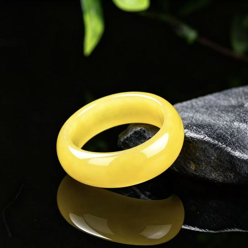 Genuine A-grade jadeite ring w - Jewelry & Watches Spółka Z Ograniczoną Odpowiedzialnością review and price