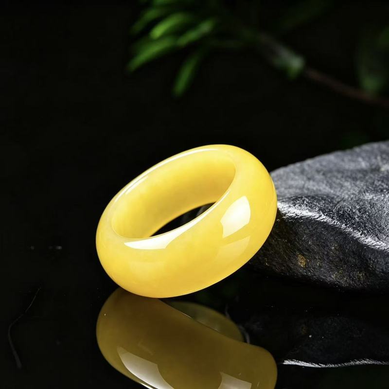 Genuine A-grade jadeite ring w - Jewelry & Watches Spółka Z Ograniczoną Odpowiedzialnością review and price