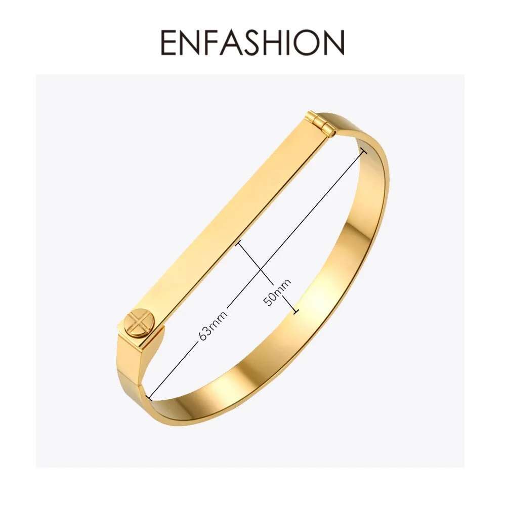 Enfashion Personalized Engrave - Cuff Bangle Bracelet review and price