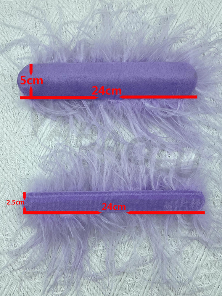 Natural Ostrich Feather Wrist  - Cuff Bangle Bracelet review and price