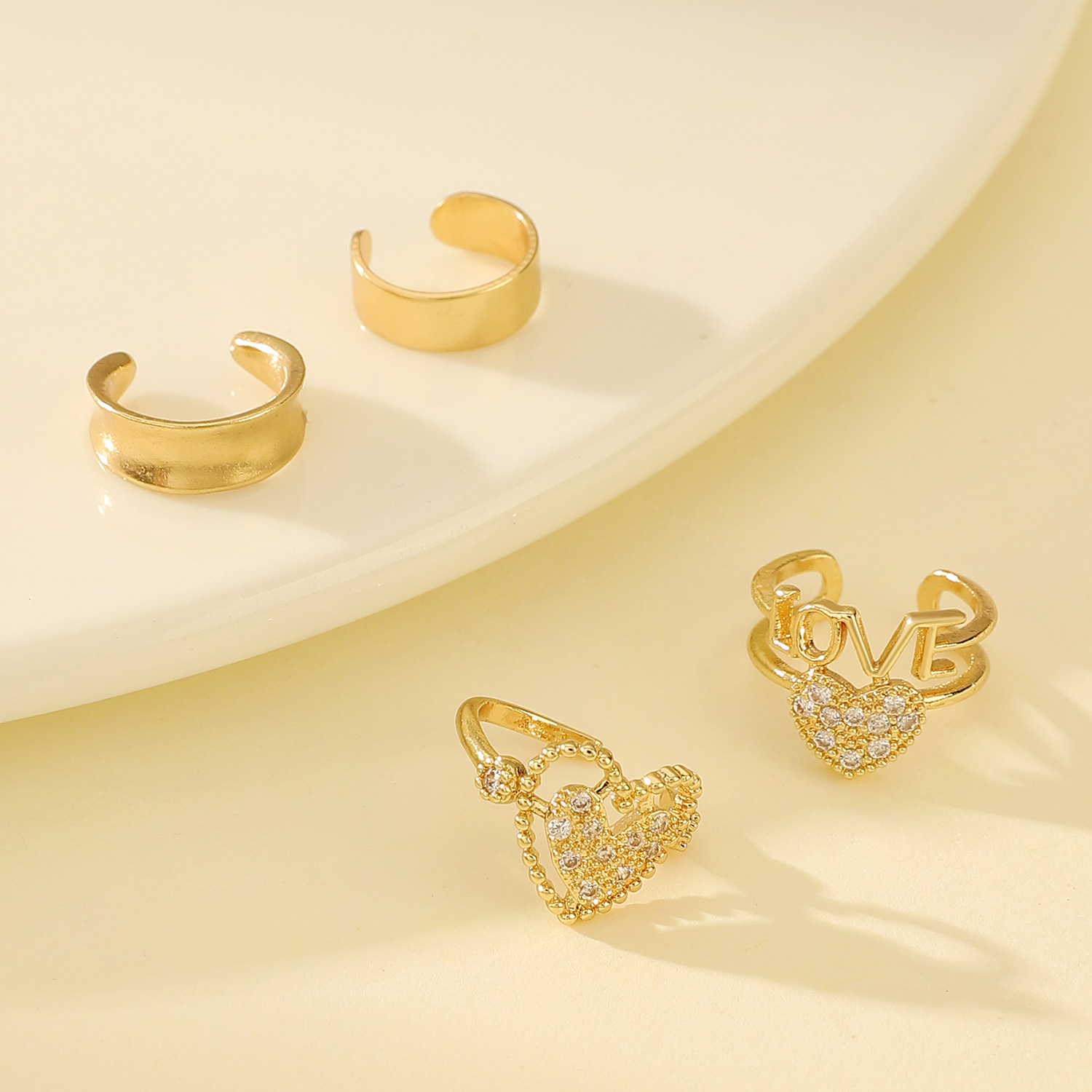 Korean Fashion Zircon Ear Clip - Ear Cuff No Piercing review and price
