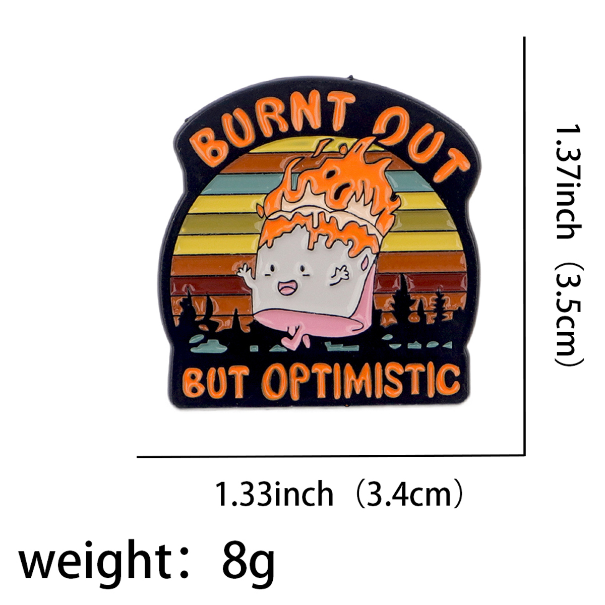 Fire Badges Enamel Pin Brooche - Jewelry Quotes review and price