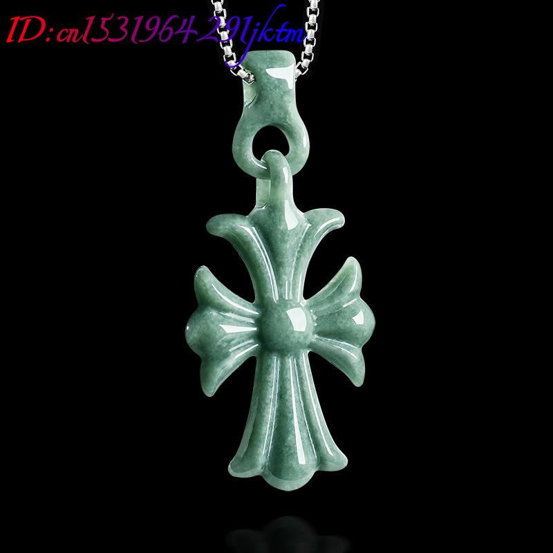 Natural Burmese Jadeite Cross  - Jewelry & Watches Spółka Z Ograniczoną Odpowiedzialnością review and price