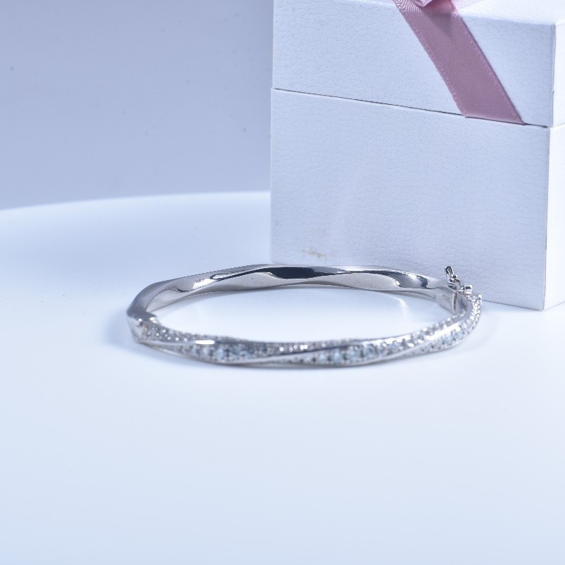 s925 Sterling Silver Bangle fo - Cuff Bangle Bracelet review and price