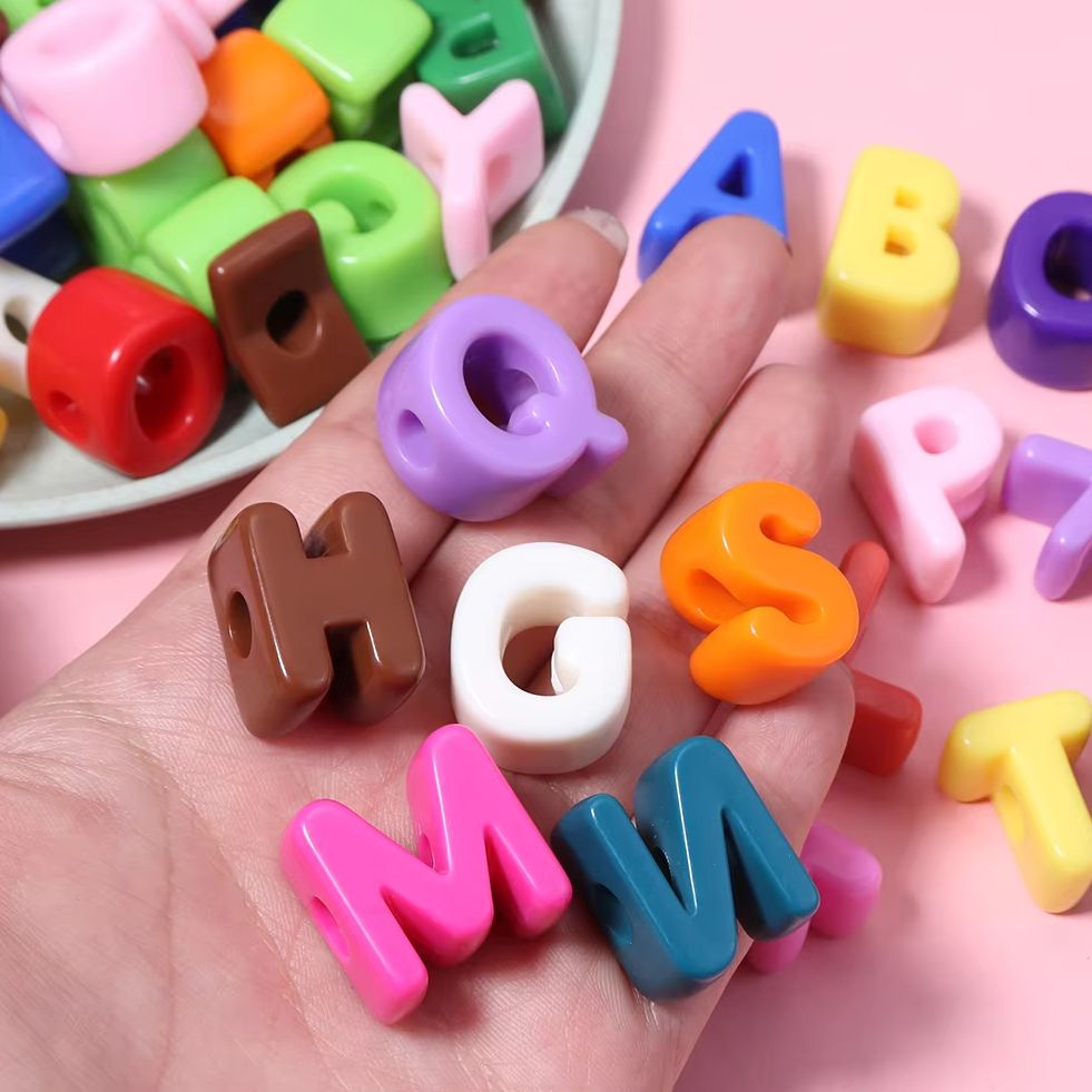 10pcs Large Hole Acrylic Beads - Jewelry Quotes review and price